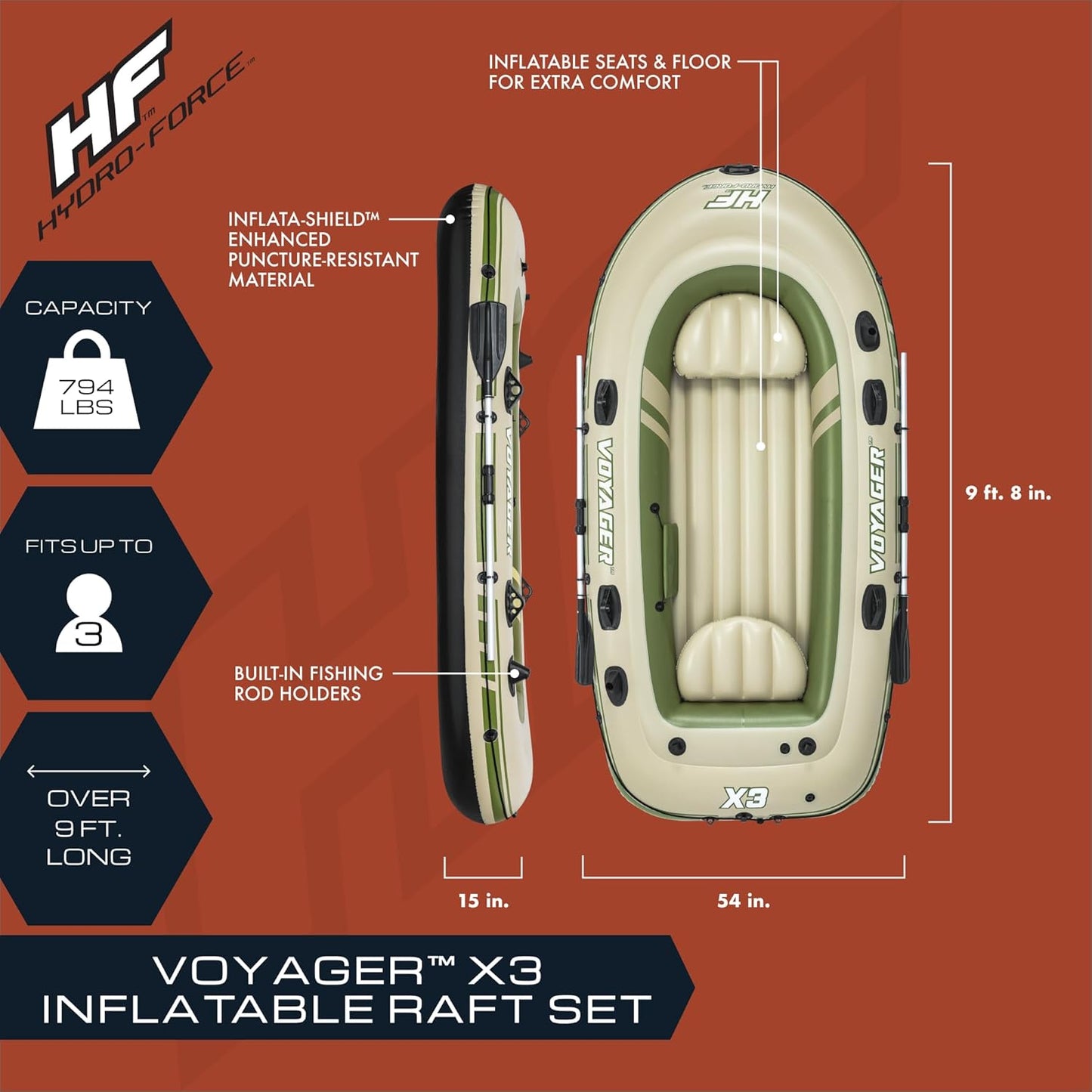 Voyager® - Inflatable boat for children and adults