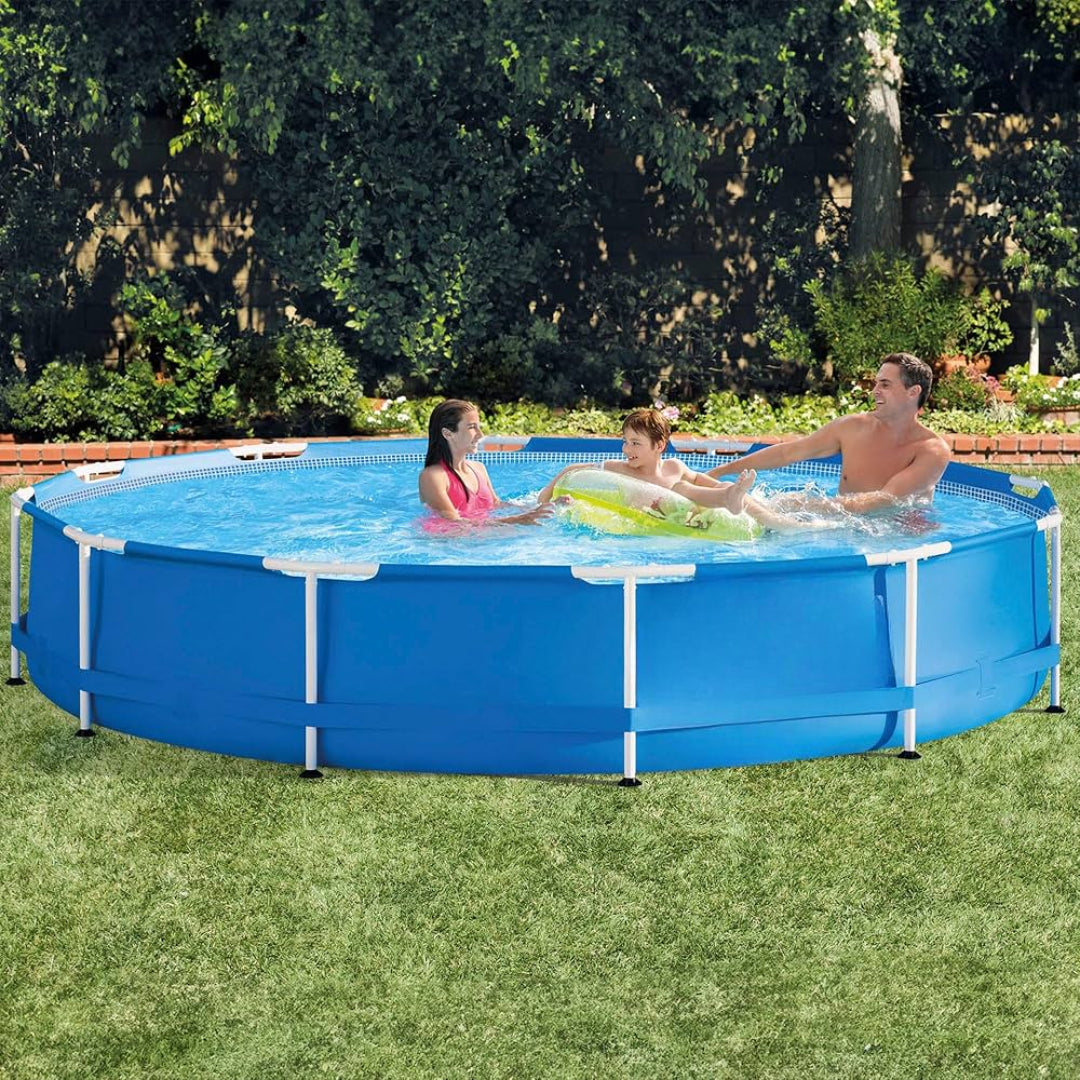 SplashPool® - metal frame round tubular swimming pool