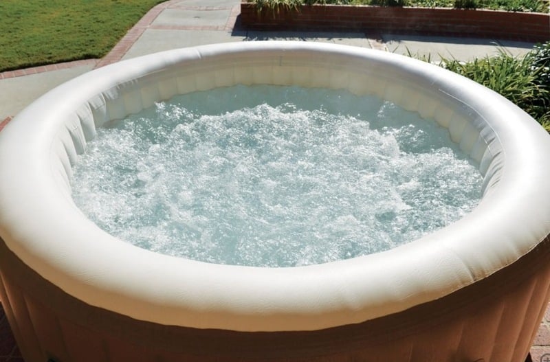 GO SPA® Coleman - Hot Tub with LED Mood Lighting & Bubble Jet Massage