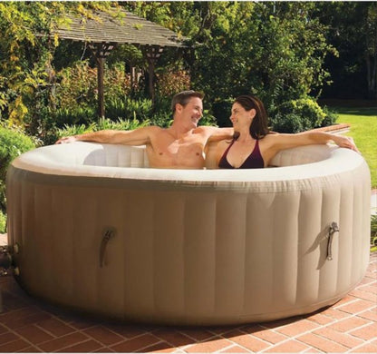 GO SPA® Coleman - Hot Tub with LED Mood Lighting & Bubble Jet Massage