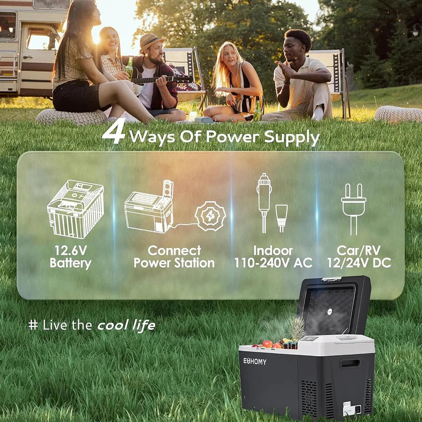 Freeze YES® - Car Refrigerator 12/24V DC 110-240V AC