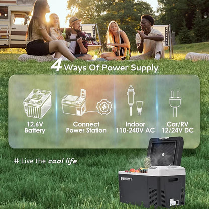 Freeze YES® - Car Refrigerator 12/24V DC 110-240V AC