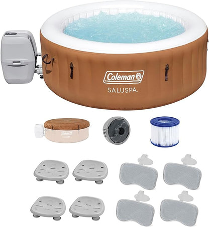 GO SPA® Coleman - Hot Tub with LED Mood Lighting & Bubble Jet Massage