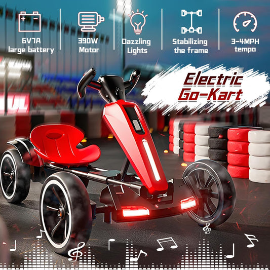 My Kart® - 6V Foldable Electric Go Kart for Kids