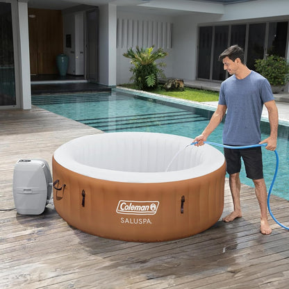 GO SPA® Coleman - Hot Tub with LED Mood Lighting & Bubble Jet Massage