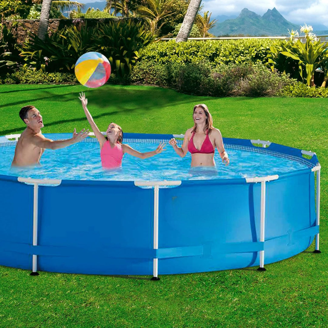 SplashPool® - metal frame round tubular swimming pool