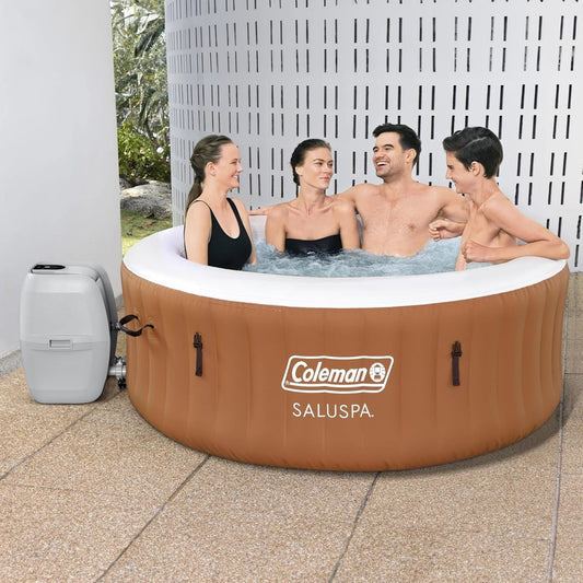 GO SPA® Coleman - Hot Tub with LED Mood Lighting & Bubble Jet Massage