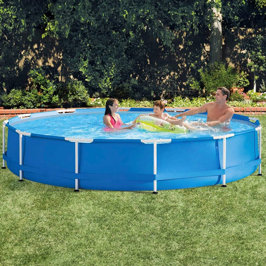 SplashPool® - metal frame round tubular swimming pool